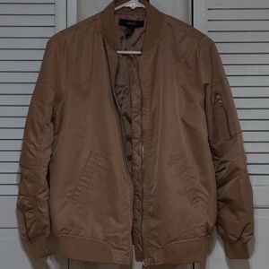 Nude/Tan Bomber
